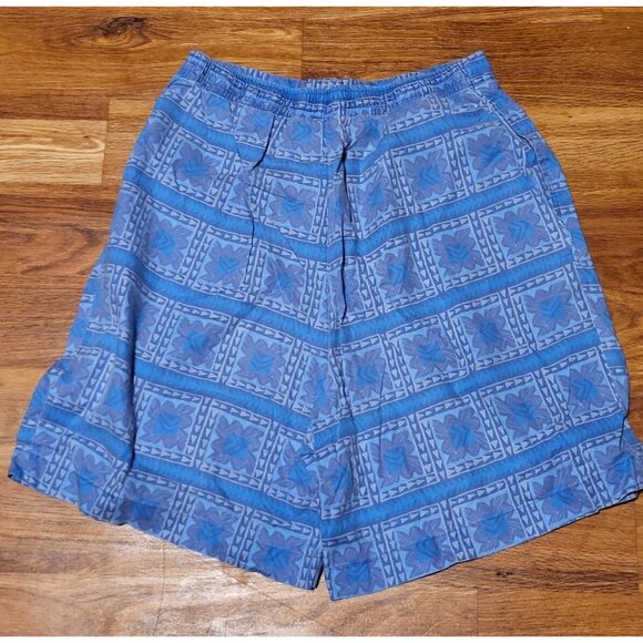 Vtge Sigrid Olsen Size L 90s Retro Cotton Shorts - Picture 4 of 4